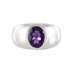 Sibirischer Amethyst-Silberring (de Melo)