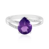 Sibirischer Amethyst-Silberring