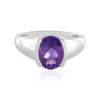 Sibirischer Amethyst-Silberring