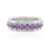Sibirischer Amethyst-Silberring