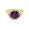 Sibirischer Amethyst-Silberring (Adela Silber)