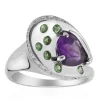 Sibirischer Amethyst-Silberring