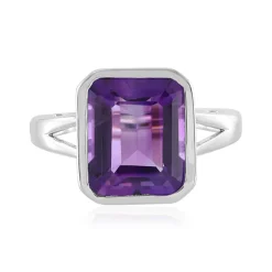 Sibirischer Amethyst-Silberring