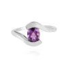 Sibirischer Amethyst-Silberring