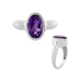 Sibirischer Amethyst-Silberring