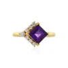 Sibirischer Amethyst-Silberring