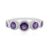 Sibirischer Amethyst-Silberring