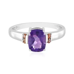 Sibirischer Amethyst-Silberring