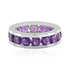 Sibirischer Amethyst-Silberring