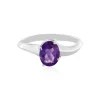 Sibirischer Amethyst-Silberring