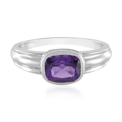 Sibirischer Amethyst-Silberring
