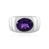 Sibirischer Amethyst-Silberring