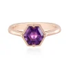 Sibirischer Amethyst-Silberring (Adela Silber)