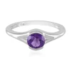 Sibirischer Amethyst-Silberring