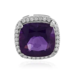 Sibirischer Amethyst-Silberanhänger