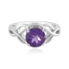 Sibirischer Amethyst-Silberring