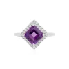 Sibirischer Amethyst-Silberring