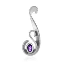 Sibirischer Amethyst-Silberanhänger