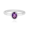 Sibirischer Amethyst-Silberring
