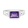 Sibirischer Amethyst-Silberring