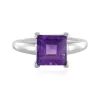 Sibirischer Amethyst-Silberring