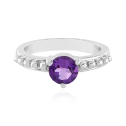 Sibirischer Amethyst-Silberring