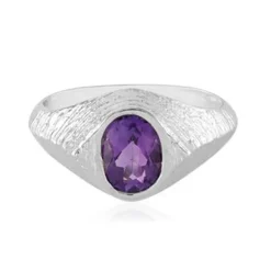 Sibirischer Amethyst-Silberring