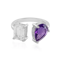 Sibirischer Amethyst-Silberring