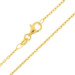 Silber-Ankerkette - 42 cm - 2,2 g - vergoldet