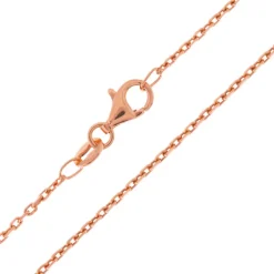 Silber-Ankerkette - 42 cm - 2,2 g - rosévergoldet