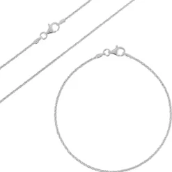 Silber-Criss-Cross-Set