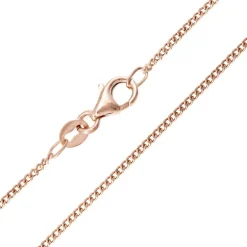 Silber-Panzerkette - 2,8 g - 50 cm - rosévergoldet