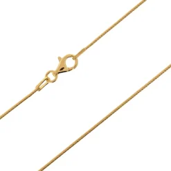 Silber-Schlangenkette - 90 cm - 6,18 g - vergoldet