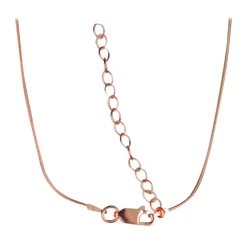 Silber-Schlangenkette - 40-45 cm - 3 g - rosévergoldet