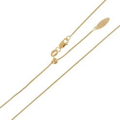 Silber-Schlangenkette - 3,13 g - 60 cm (Länge verstellbar) - vergoldet