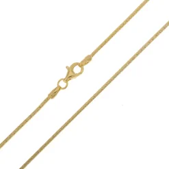 Silber-Schlangenkette - 7,9 g - 50 cm - vergoldet