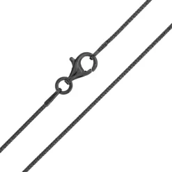 Silber-Schlangenkette - 3 g - 42 cm - rutheniert