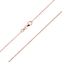 Silber-Veneziakette - 60 cm - 2,4 g - rosévergoldet