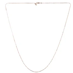 Silber-Veneziakette - 61 cm - 2,76 g - rosévergoldet
