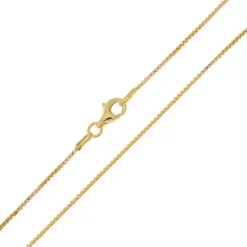 Silber-Veneziakette - 3,7 g - 45 cm - vergoldet