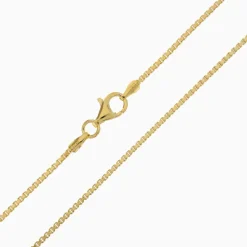 Silber-Veneziakette - 5,2 g - 45 cm - vergoldet