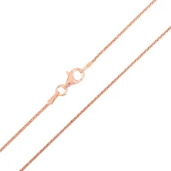 Silber-Zopfkette - 3,45 g - 60 cm - rosévergoldet