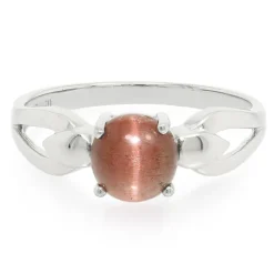 Skapolith-Katzenauge-Silberring