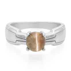 Skapolith-Katzenauge-Silberring