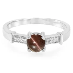 Skapolith-Katzenauge-Silberring