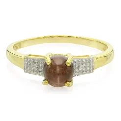 Skapolith-Katzenauge-Silberring