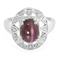 Skapolith-Katzenauge-Silberring