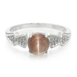 Skapolith-Katzenauge-Silberring