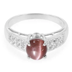 Skapolith-Katzenauge-Silberring