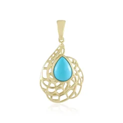 Sleeping Beauty-Türkis-Goldanhänger (Ornaments by de Melo)